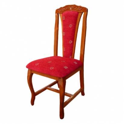 Židle z bukového masivu BAROK s dřevořezbou s područkami